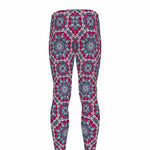 Magenta Mandala Bohemian Pattern Print Men's leggings