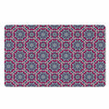 Magenta Mandala Bohemian Pattern Print Polyester Doormat