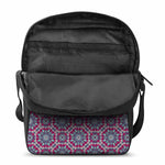 Magenta Mandala Bohemian Pattern Print Rectangular Crossbody Bag