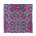 Magenta Mandala Bohemian Pattern Print Silk Bandana