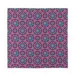 Magenta Mandala Bohemian Pattern Print Silk Bandana
