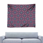 Magenta Mandala Bohemian Pattern Print Tapestry