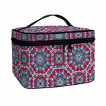 Magenta Mandala Bohemian Pattern Print Travel Makeup Bag