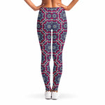 Magenta Mandala Bohemian Pattern Print Women's Leggings