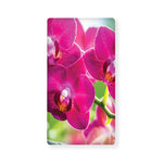 Magenta Orchid Flower Print Baby Crib Sheet