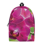 Magenta Orchid Flower Print Backpack