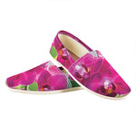 Magenta Orchid Flower Print Casual Shoes