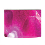 Magenta Orchid Flower Print Drum Lamp Shade