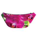 Magenta Orchid Flower Print Fanny Pack