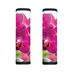 Magenta Orchid Flower Print Handle Covers