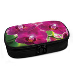 Magenta Orchid Flower Print Insulin Cooler Travel Case