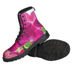 Magenta Orchid Flower Print Backpack