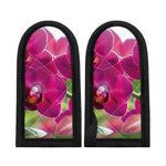 Magenta Orchid Flower Print Skillet Handle Cover