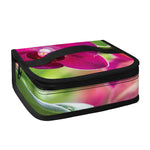 Magenta Orchid Flower Print Small Lunch Bag