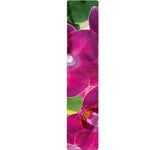 Magenta Orchid Flower Print Table Runner