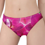 Magenta Orchid Flower Print Women's Panties