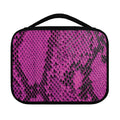 Magenta Pink And Black Snakeskin Print Classic Bible Case