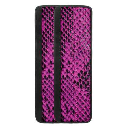Magenta Pink And Black Snakeskin Print Refrigerator Handle Covers