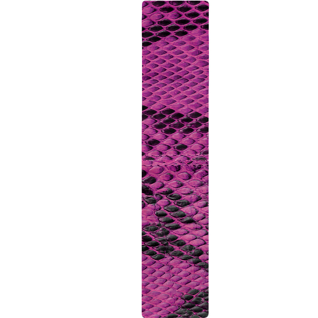 Magenta Pink And Black Snakeskin Print Table Runner