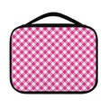 Magenta Pink And White Gingham Print Classic Bible Case