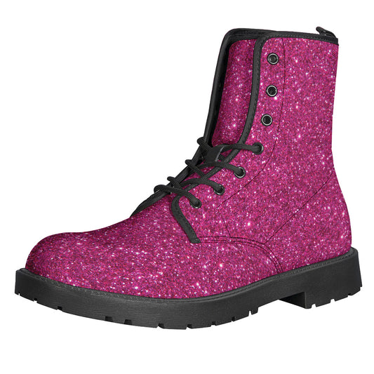 Magenta Pink Glitter Artwork Print (NOT Real Glitter) Backpack