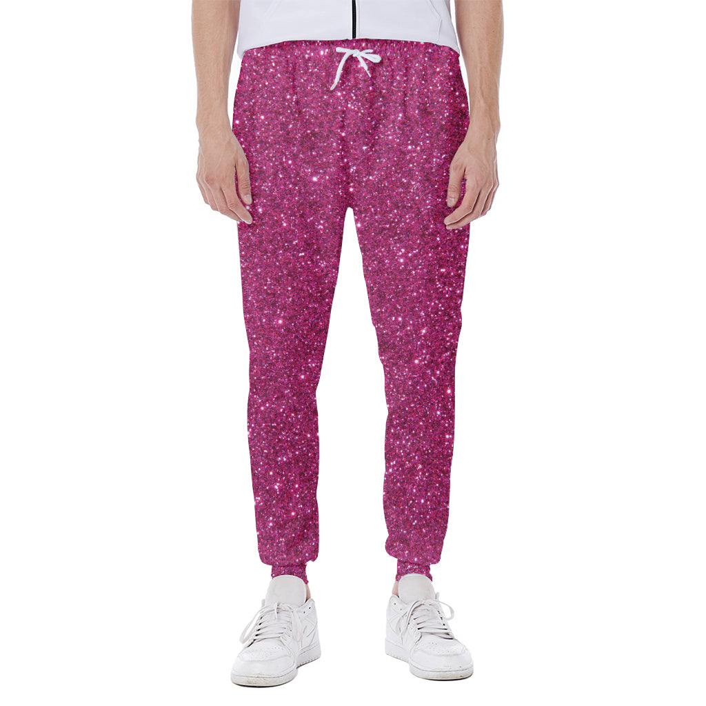 Magenta Pink Glitter Artwork Print (NOT Real Glitter) Scuba Joggers
