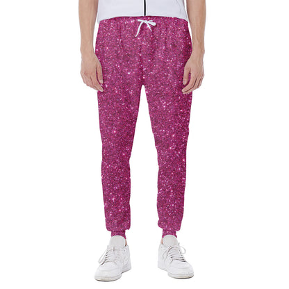 Magenta Pink Glitter Artwork Print (NOT Real Glitter) Scuba Joggers