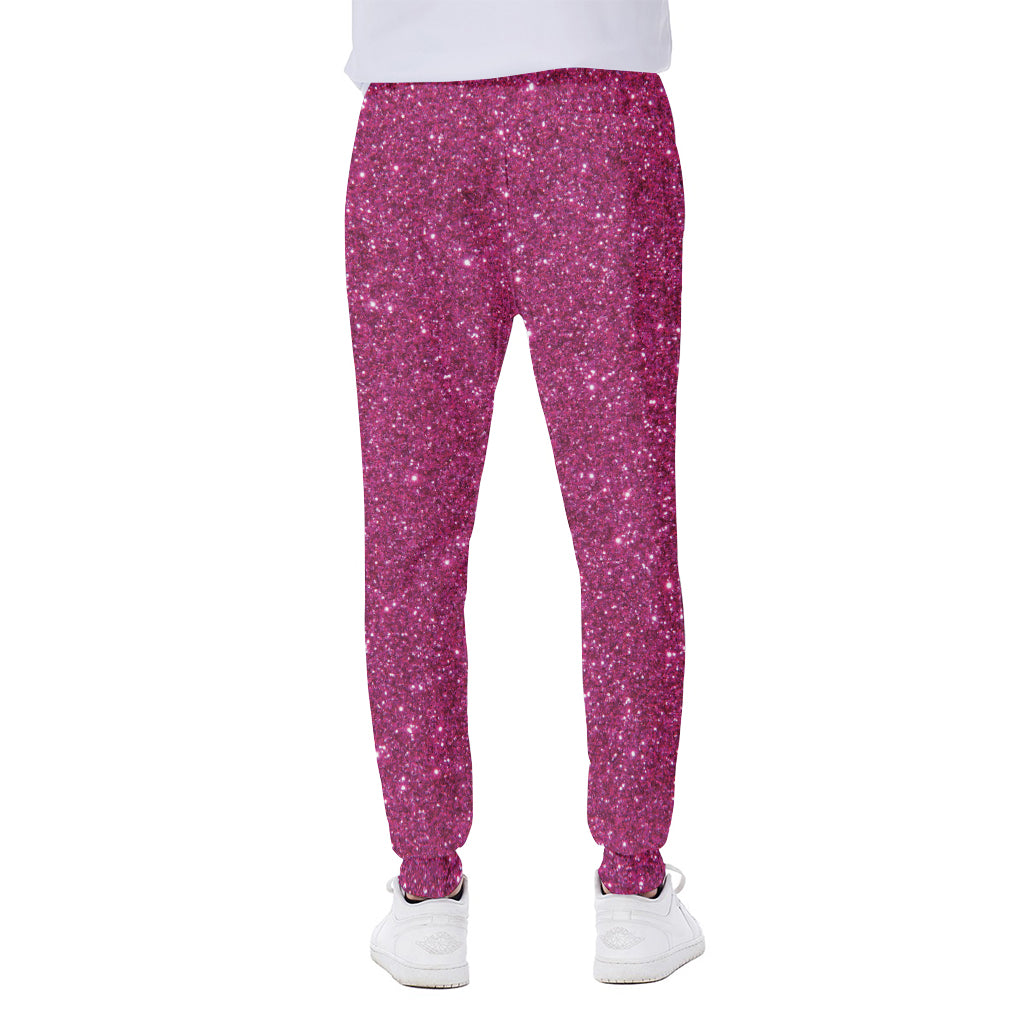 Magenta Pink Glitter Artwork Print (NOT Real Glitter) Scuba Joggers