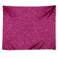Magenta Pink (NOT Real) Glitter Print Tapestry