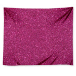 Magenta Pink Glitter Artwork Print (NOT Real Glitter) Tapestry