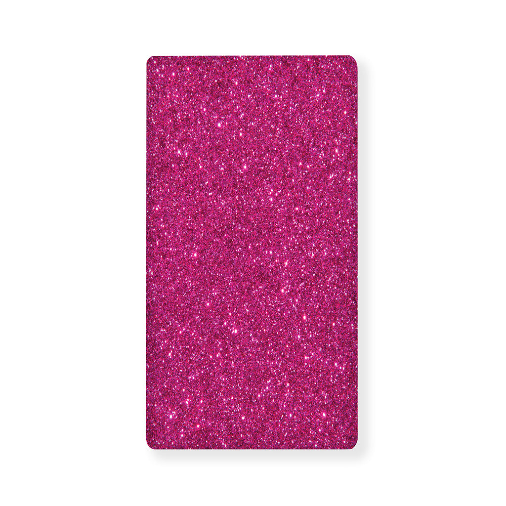 Magenta Pink (NOT Real) Glitter Print Baby Crib Sheet