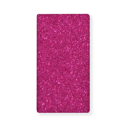 Magenta Pink (NOT Real) Glitter Print Baby Crib Sheet