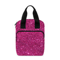 Magenta Pink (NOT Real) Glitter Print Bible Tote Bag