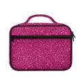 Magenta Pink (NOT Real) Glitter Print Briefcase Bible Bag