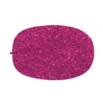 Magenta Pink (NOT Real) Glitter Print Car Side Mirror Covers