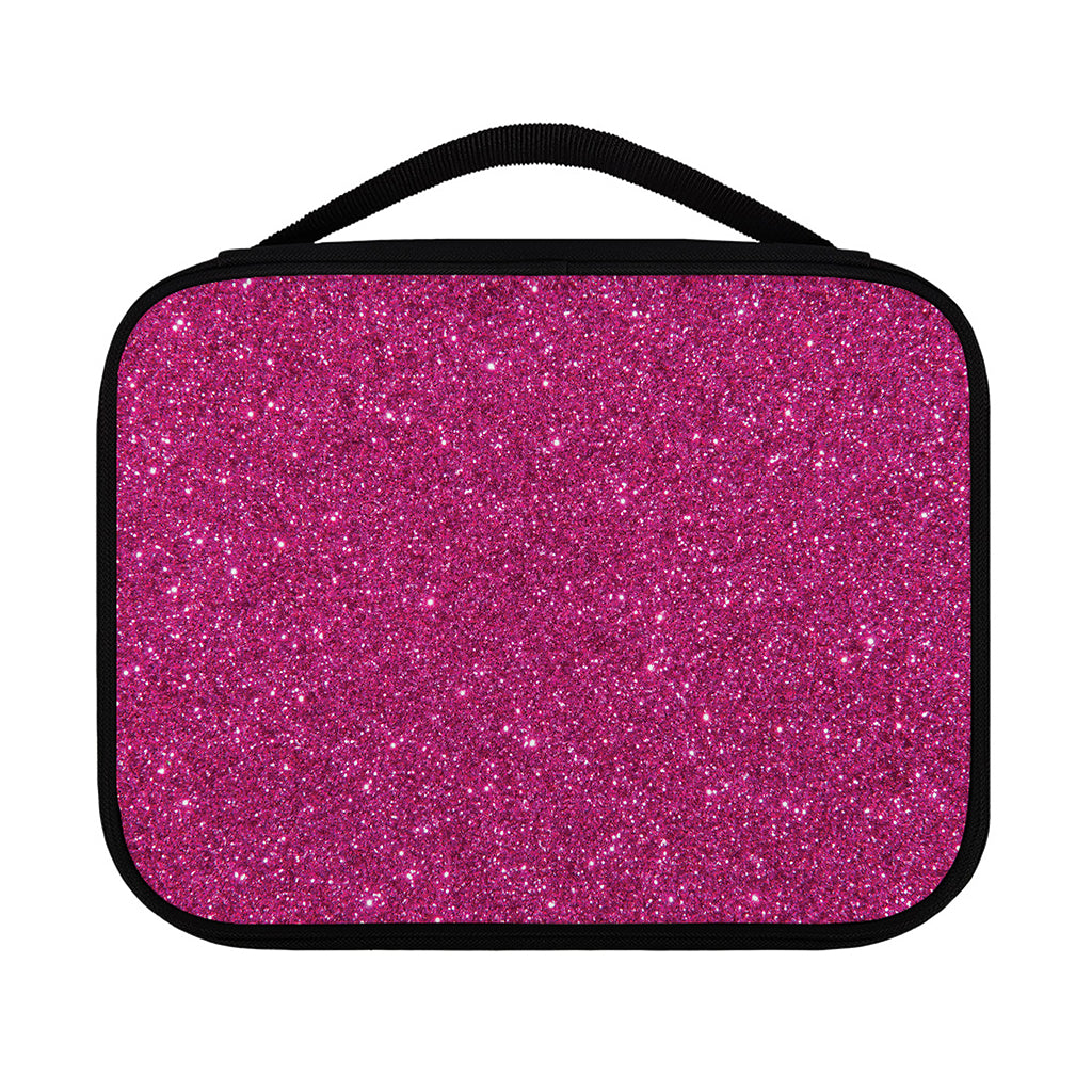 Magenta Pink (NOT Real) Glitter Print Classic Bible Case