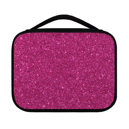 Magenta Pink (NOT Real) Glitter Print Classic Bible Case