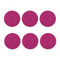 Magenta Pink (NOT Real) Glitter Print Coaster Set