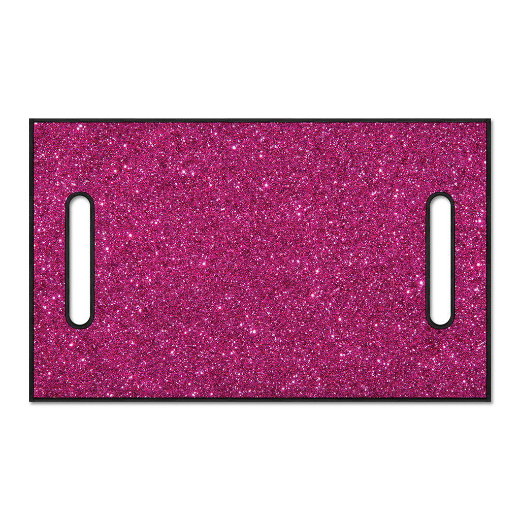 Magenta Pink (NOT Real) Glitter Print Golf Cart Seat Cover