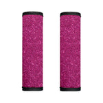 Magenta Pink (NOT Real) Glitter Print Handle Covers