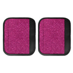 Magenta Pink (NOT Real) Glitter Print Handle Covers