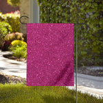 Magenta Pink (NOT Real) Glitter Print House Flag