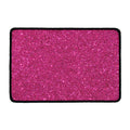Magenta Pink (NOT Real) Glitter Print Kitchen Mat