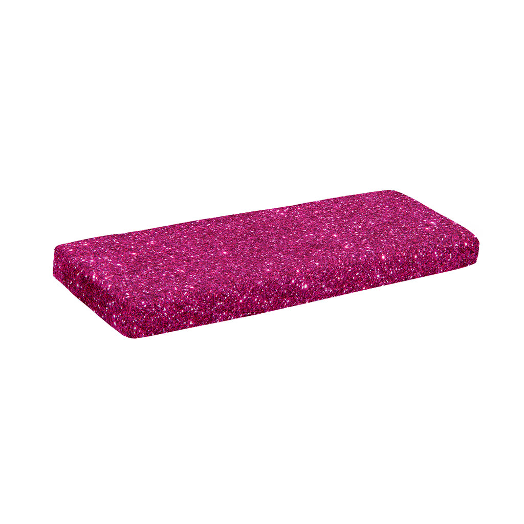 Magenta Pink (NOT Real) Glitter Print Piano Keyboard Cover