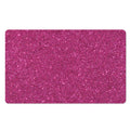 Magenta Pink (NOT Real) Glitter Print Polyester Doormat