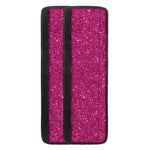 Magenta Pink (NOT Real) Glitter Print Refrigerator Handle Covers