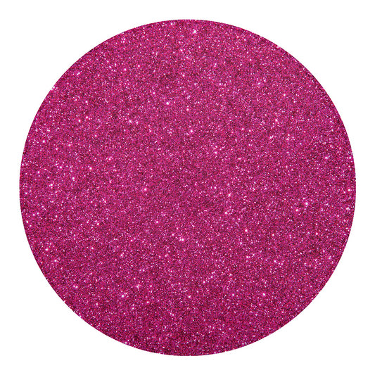 Magenta Pink (NOT Real) Glitter Print Round Blanket