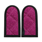 Magenta Pink (NOT Real) Glitter Print Skillet Handle Cover