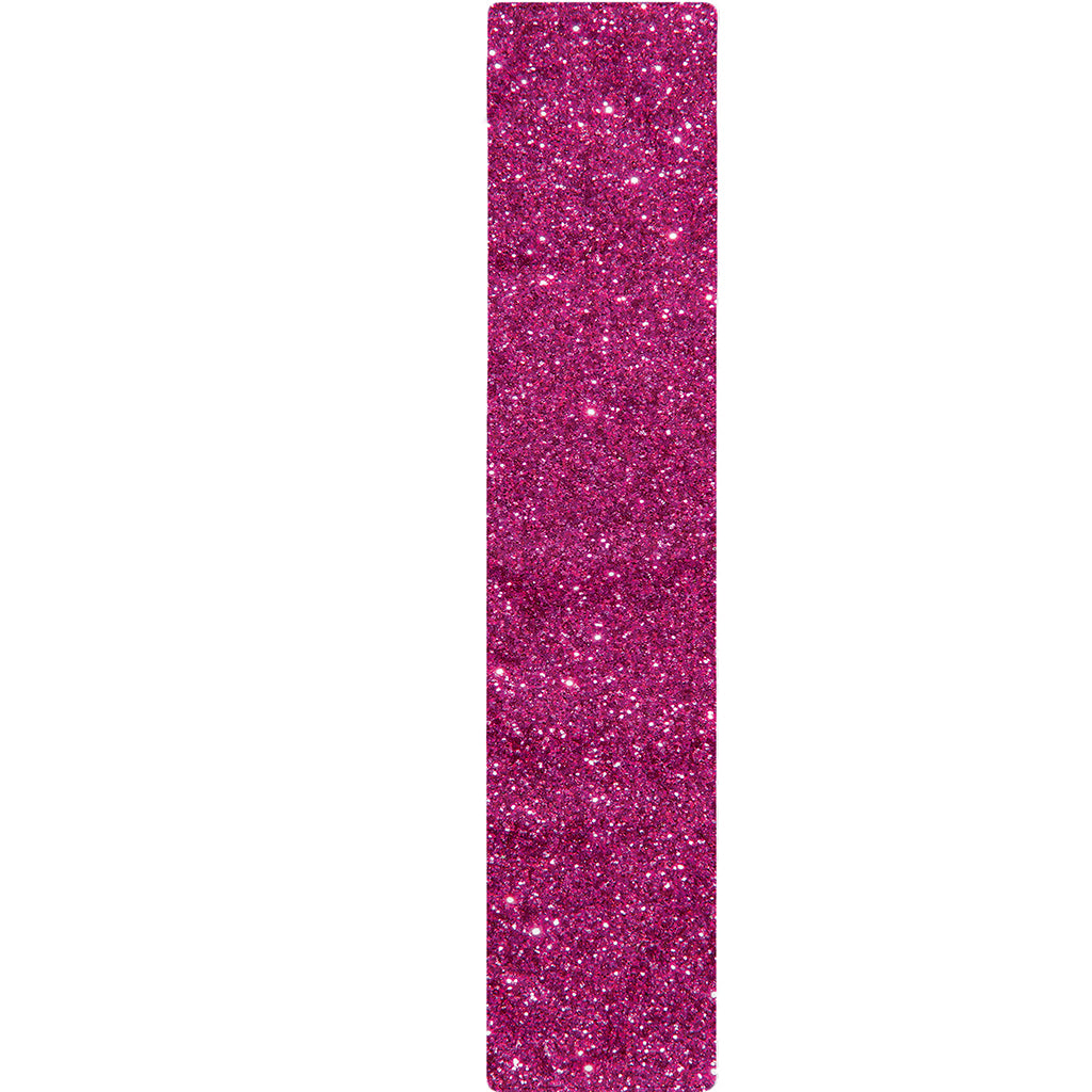 Magenta Pink (NOT Real) Glitter Print Table Runner