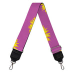 Magenta Pink Sunflower Pattern Print Bag Strap